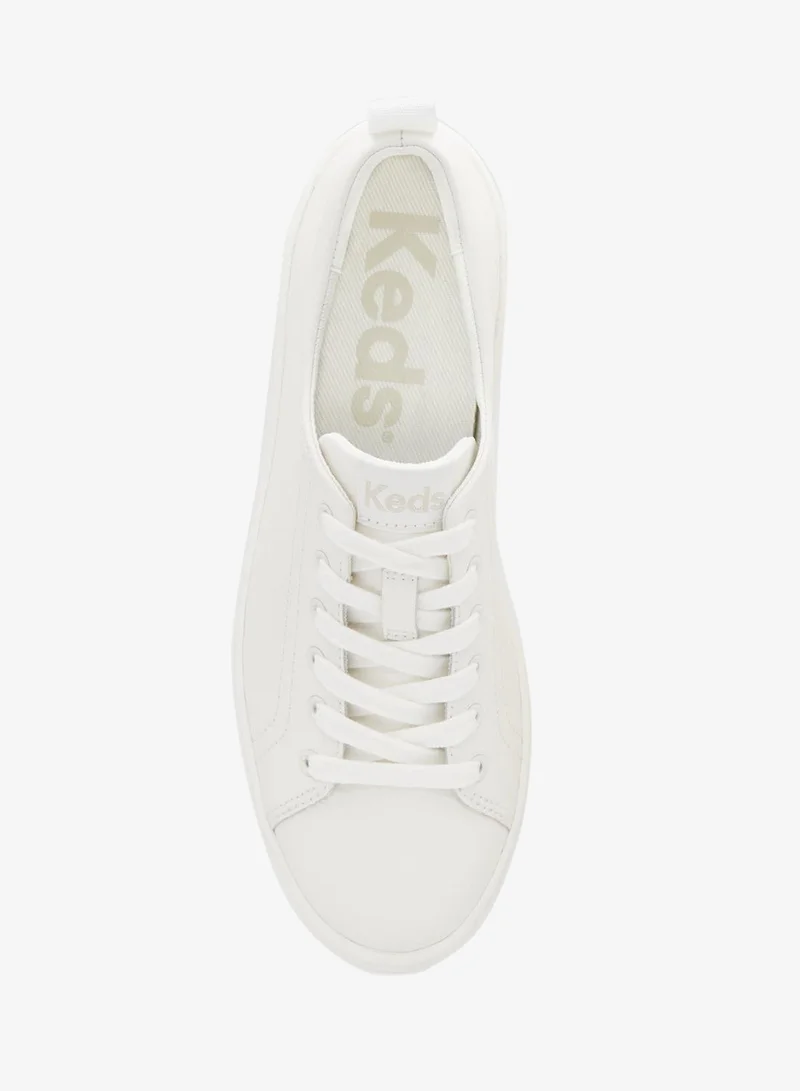 Keds white Keds Women's Skyler Leather Casual Sneaker White for Women | Best Price UAE